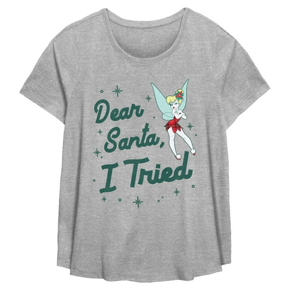 Womens Peter Pan Dear Santa, I Tried T Shirt
