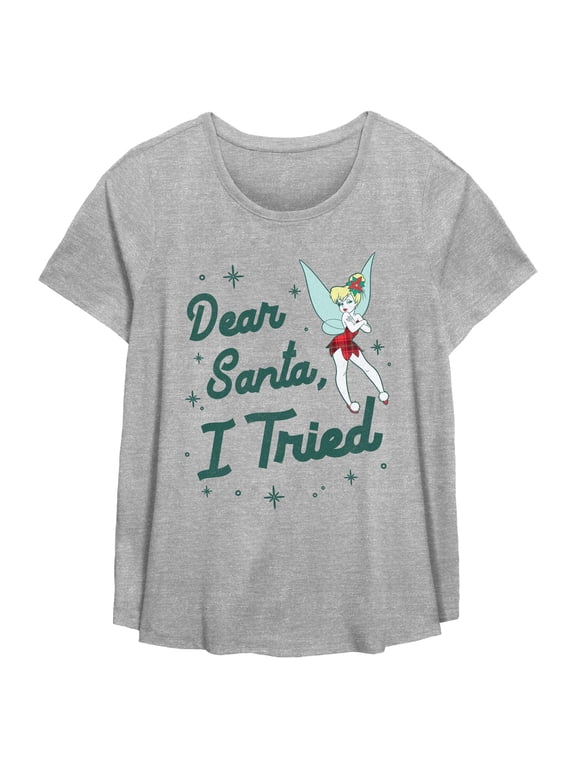 Womens Peter Pan Dear Santa, I Tried T Shirt