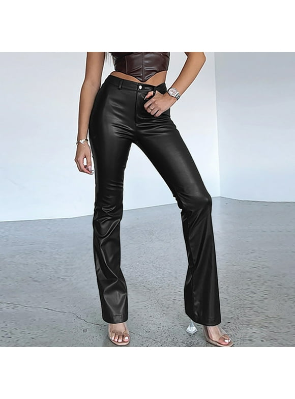 Faux Leather Pants Petite