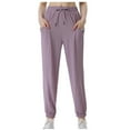 thumbnail image 1 of Womens Petite Wide Leg Pants Womans Black Pants Women Work Pants Petite Women's Athletic Pants Casual Work Pants Elastic Waist Pants for Women, 1 of 8