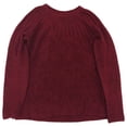 thumbnail image 1 of Womens Petites Soft Metallic Burgundy Sparkle Knit Pull-Over Sweater XL Petite, 1 of 2
