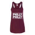 thumbnail image 1 of Womens Philly Philly Flowy Racerback Tank Top T-Shirt, 1 of 1