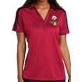 thumbnail image 1 of Womens Pickelball Polo Shirt - Red/Black, XL, 1 of 5