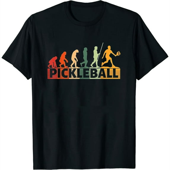 Womens Pickleball Evolution For Pickleball Player T-Shirt White 3X-Large