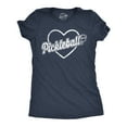 thumbnail image 1 of Womens Pickleball Heart T Shirt Funny Awesome Pickle Ball Lovers Tee for Ladies Womens Graphic Tees, 1 of 7