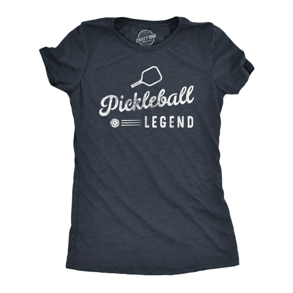 Womens Pickleball Legend T Shirt Funny Sarcastic Pickle Ball Lovers Paddle Tee for Ladies Womens Graphic Tees