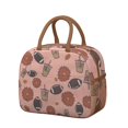 thumbnail image 1 of Womens Pink Football and Drinks Pattern Lunch Box for Work,Insulated Lunch Bag for Women,Loncheras Para Mujer,Leakproof Adult Lunch Bag for Work,Beach,Travel,Picnic,Camping, 1 of 7