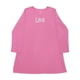 thumbnail image 1 of Womens Pink Love Sleeve Love Sleepshirt Nightgown Sleep Shirt Gown Small, 1 of 2