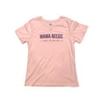 thumbnail image 1 of Womens Pink & Purple Mama Needs Wine Mothers Day T-Shirt Tee Shirt Top, 1 of 1