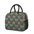 thumbnail image 1 of Womens Pioneer Flower Floral Print Pattern Lunch Box for Work,Insulated Lunch Bag for Women,Loncheras Para Mujer,Leakproof Adult Lunch Bag for Work,Beach,Travel,Picnic,Camping, 1 of 6