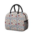 thumbnail image 1 of Womens Pioneer Flower Floral Print Pattern Lunch Box for Work,Insulated Lunch Bag for Women,Loncheras Para Mujer,Leakproof Adult Lunch Bag for Work,Beach,Travel,Picnic,Camping, 1 of 6