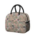 thumbnail image 1 of Womens Pioneer Flower Floral Print Pattern Lunch Box for Work,Insulated Lunch Bag for Women,Loncheras Para Mujer,Leakproof Adult Lunch Bag for Work,Beach,Travel,Picnic,Camping, 1 of 6