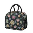 thumbnail image 1 of Womens Pioneer Flower Floral Print Pattern Lunch Box for Work,Insulated Lunch Bag for Women,Loncheras Para Mujer,Leakproof Adult Lunch Bag for Work,Beach,Travel,Picnic,Camping, 1 of 7