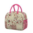 thumbnail image 1 of Womens Pioneer Flower Floral Print Pattern Lunch Box for Work,Insulated Lunch Bag for Women,Loncheras Para Mujer,Leakproof Adult Lunch Bag for Work,Beach,Travel,Picnic,Camping, 1 of 7