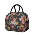 thumbnail image 1 of Womens Pioneer Flower Floral Print Pattern Lunch Box for Work,Insulated Lunch Bag for Women,Loncheras Para Mujer,Leakproof Adult Lunch Bag for Work,Beach,Travel,Picnic,Camping, 1 of 7