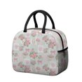 thumbnail image 1 of Womens Pioneer Flower Floral Print Pattern Lunch Box for Work,Insulated Lunch Bag for Women,Loncheras Para Mujer,Leakproof Adult Lunch Bag for Work,Beach,Travel,Picnic,Camping, 1 of 6