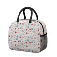 thumbnail image 1 of Womens Pioneer Flower Floral Print Pattern Lunch Box for Work,Insulated Lunch Bag for Women,Loncheras Para Mujer,Leakproof Adult Lunch Bag for Work,Beach,Travel,Picnic,Camping, 1 of 6