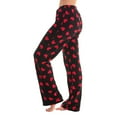 thumbnail image 1 of Womens Plaid Fluffy Pajama Pants 2025 Winter Warm Soft Fuzzy Flannel Fleece Pj Bottoms with Pockets Watermelon Red XXL, 1 of 2
