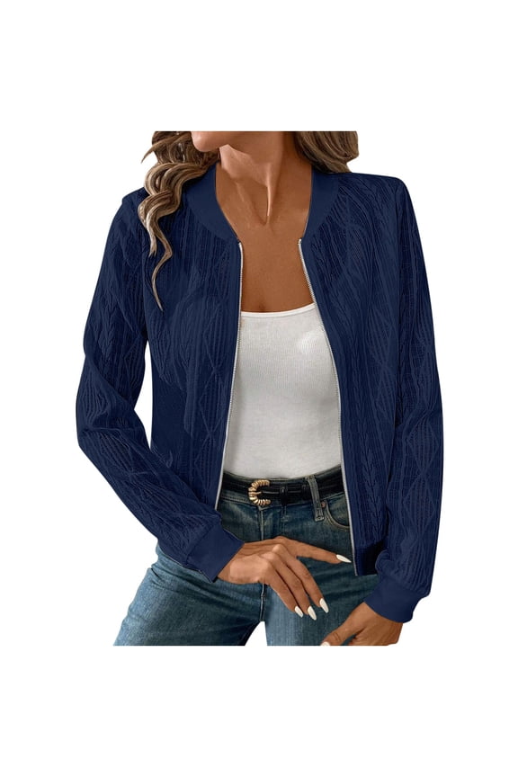 Womens Plaid Shacket Jacket Long Corduroy Shirt Casual Lapel Button Down Flannel Trench Coats Navy,L