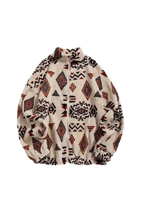 Womens Plaid Shacket Jacket Long Sleeve Hooded Jackets Fall Winter Warm Coat Beige, XL