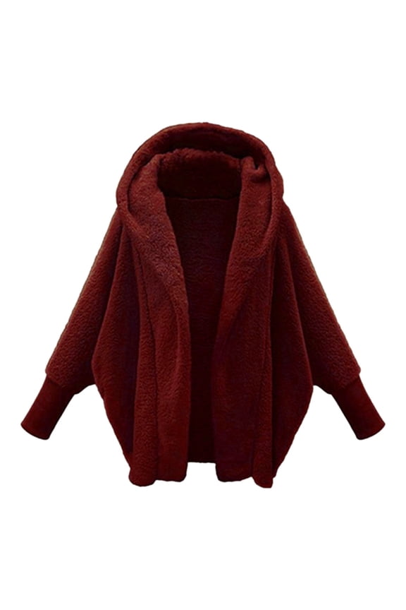 Womens Plaid Shacket Jacket Long Sleeve Hooded Jackets Fall Winter Warm , XXXXXL