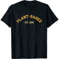 thumbnail image 1 of Womens Plant-Based Graphic Novelty Funny T-Shirt Black X-Large, 1 of 5
