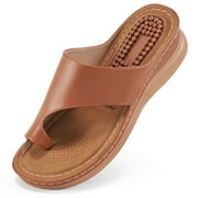 Womens Platform Sandals Comfortable Orthopedic Wedge Shoes Dressy Summer Walking Wedges