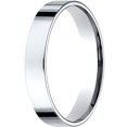 thumbnail image 1 of Womens Platinum, 4.0mm Flat Comfort-Fit Wedding Band (sz 6.5), 1 of 3