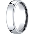 thumbnail image 1 of Womens Platinum, 6.5mm London Couture Comfort-Fit Wedding Band (sz 5.5), 1 of 3