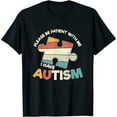 thumbnail image 1 of Womens Please Be Patient With Me Kids Puzzle Piece Autism Awareness T-Shirt Black Large, 1 of 5