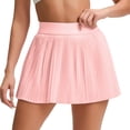 thumbnail image 1 of Womens Pleated Tennis Skirt with Shorts Pockets High Waisted Lightweight Workout Golf Skirts Athletic Skorts, 1 of 4