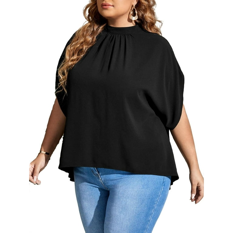 walmart womens plus blouses