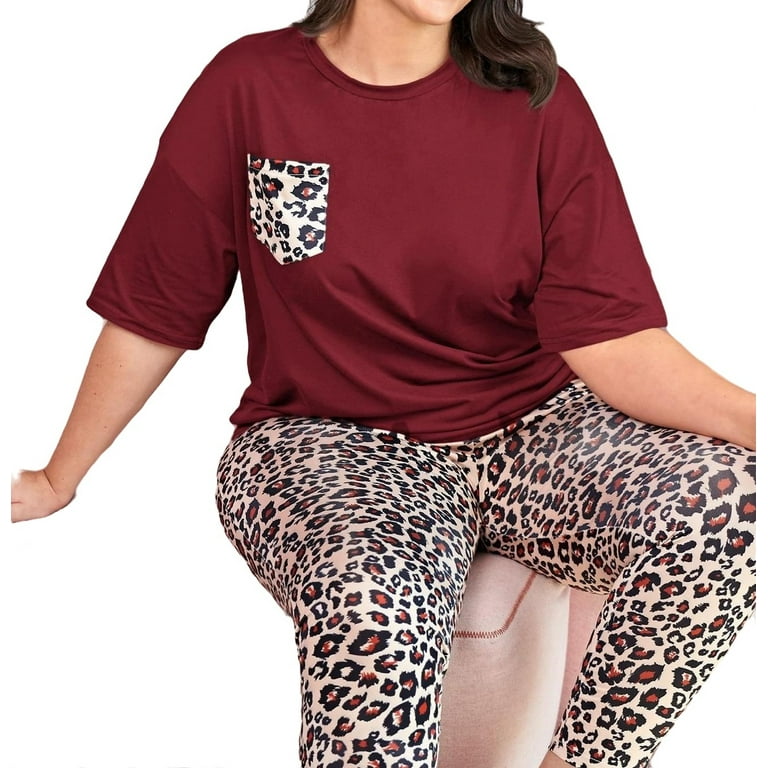 Women's Plush Pajama Pants - Petite to Plus Size Pajamas (Leopard, X-Small)  - Walmart.com