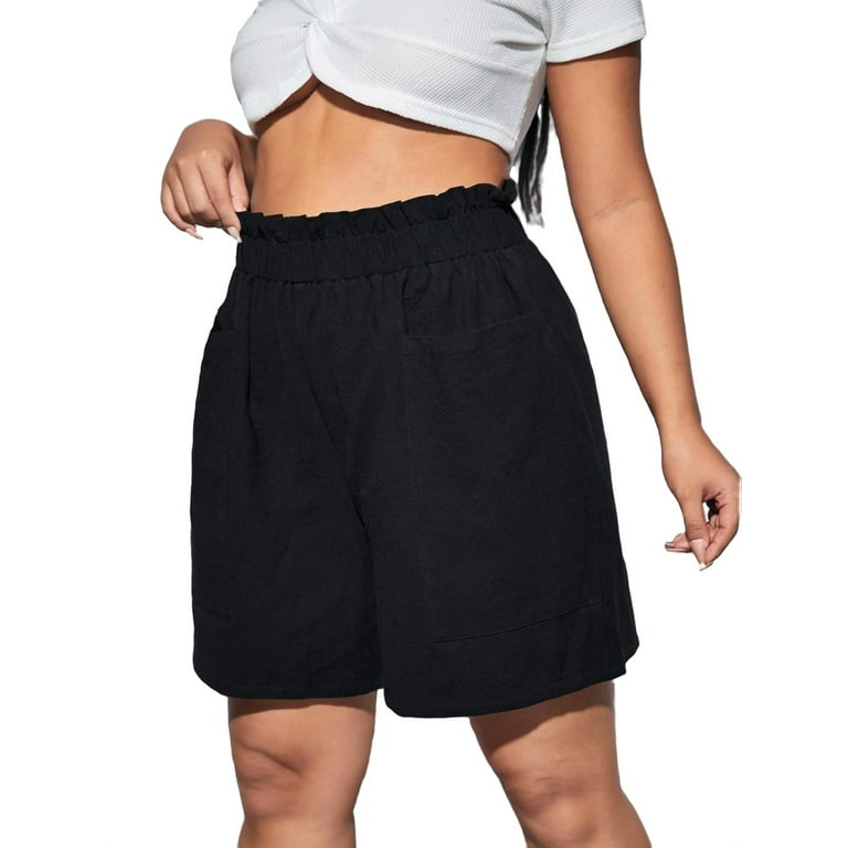 Walmart women's shop plus shorts