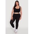 thumbnail image 1 of Womens Plus Size Ambiance Basic Leggings, 1 of 5