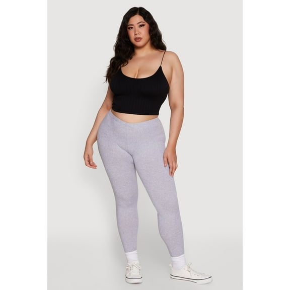 Womens Plus Size Ambiance Basic Leggings