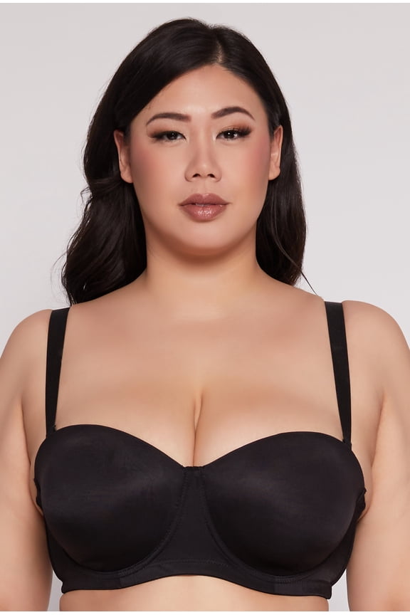 Womens Plus Size Balconette Bra | Convertible to Strapless