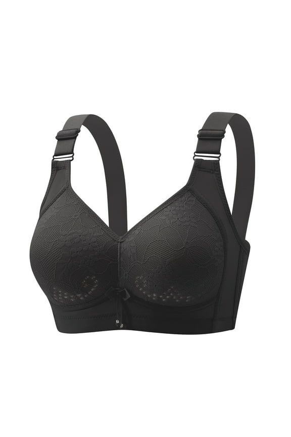 Womens Plus Size Bras bras for women Fashion Comfortable Breastplate Lace Breathable Bra Underwear No Rims