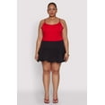thumbnail image 1 of Womens Plus Size Bubble Hem Mini Skirt, 1 of 5