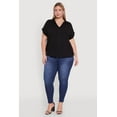 thumbnail image 1 of Womens Plus Size Button Front Shirt, 1 of 5