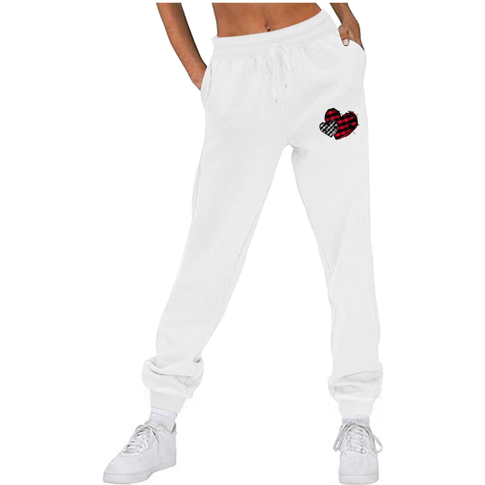 Lady Winter Sweatpants Fleece Jogger Pants Casual Lined Harem Trouser Drawstring - Foto 6