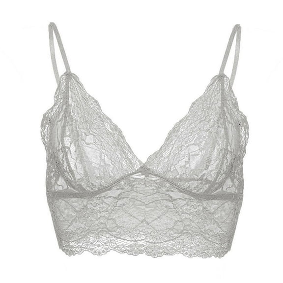Womens Plus Size $5,Ladies Fashion Sexy Lace Big Backless Perspective Underwear Bra Underwear