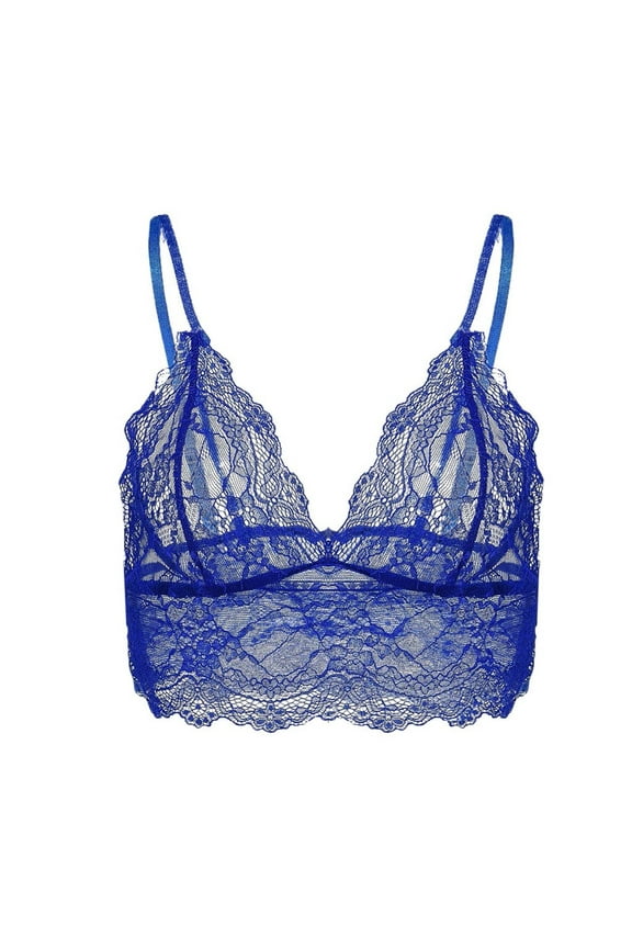 Womens Plus Size $5,Ladies Fashion Sexy Lace Big Backless Perspective Underwear Bra Underwear