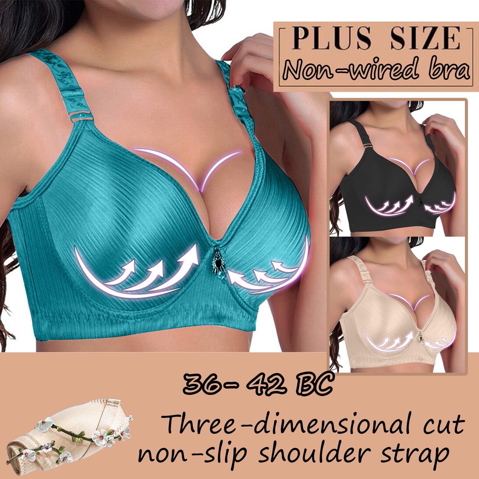 Womens Plus Size Clearance 5 Women Bra Lingerie Seamless Plus Size womens-plus-size-clearance-5-women-bra-lingerie-seamless-plus-size