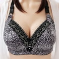 thumbnail image 1 of Womens Plus Size $5,Women Leopard Bra Wire Free Underwear One-Piece Bra Everyday Underwear, 1 of 6