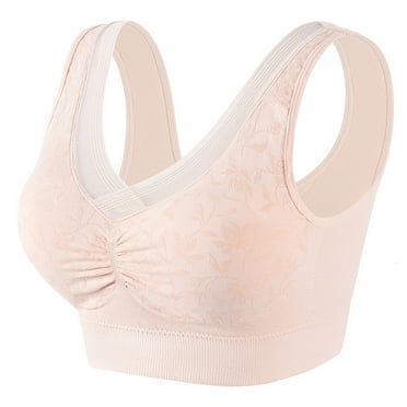 Womens Plus Size Clearance $5,Women Seamless Sports Bra Wirefree Yoga Bra with Removable Pads