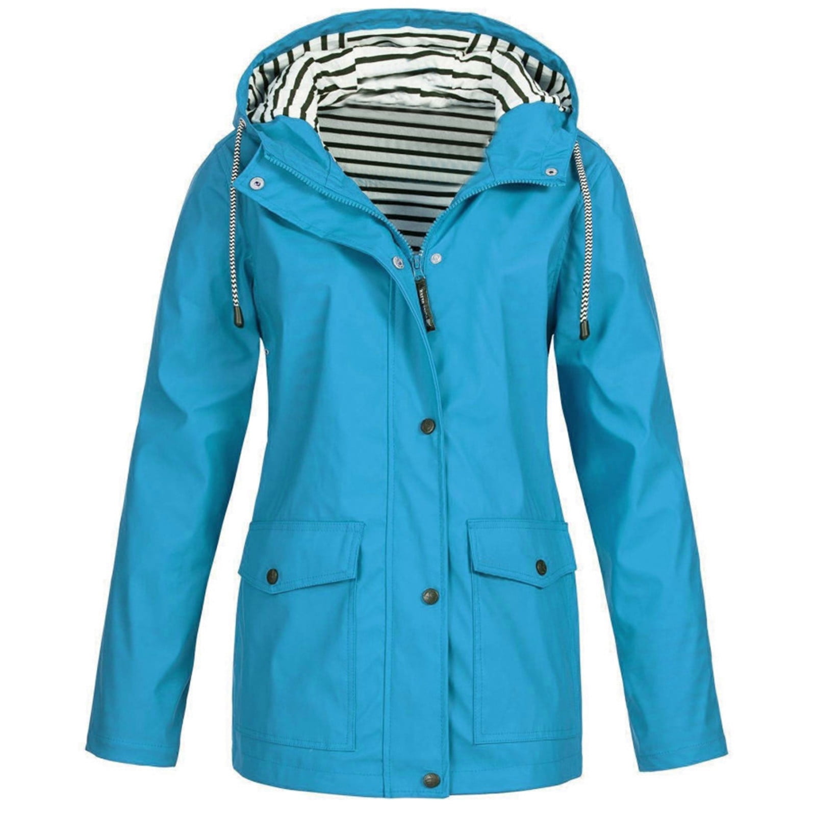 Plus size clearance rain jacket walmart