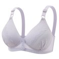 thumbnail image 1 of Womens Plus Size $5,Women Thin Plus Size Breathable Gathered Underwear Women Non-Steel Bra Daily Bra, 1 of 6