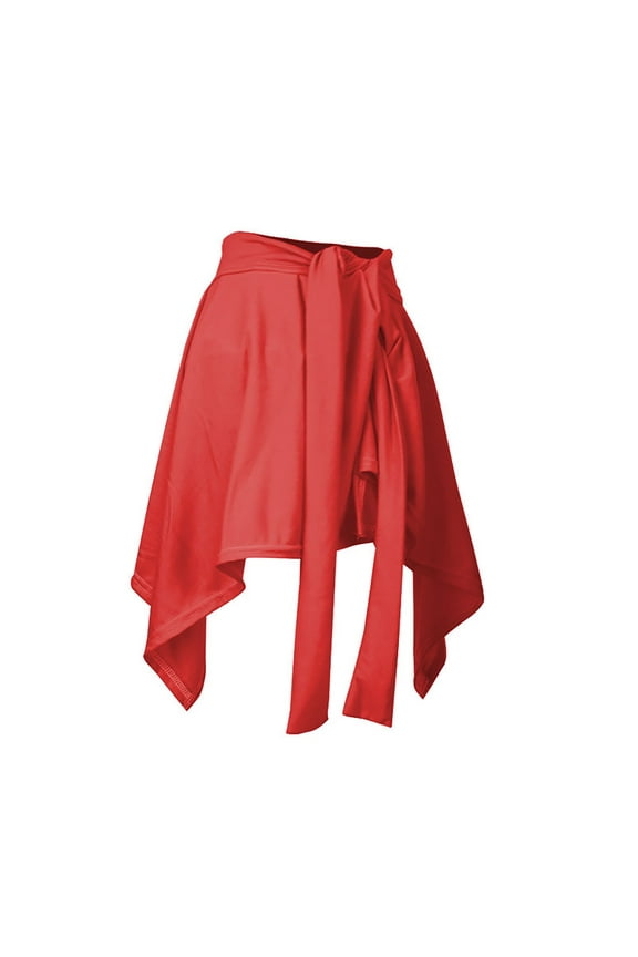 Womens Plus Size Dress Light Strapping Skirt Sports Yoga Short Skirt With Hip Covering Scarf Ballet Dance Skirt