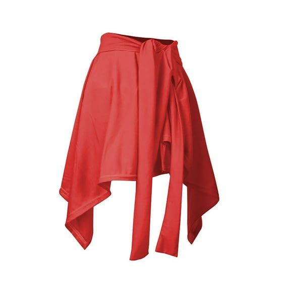 Womens Plus Size Dress Light Strapping Skirt Sports Yoga Short Skirt With Hip Covering Scarf Ballet Dance Skirt